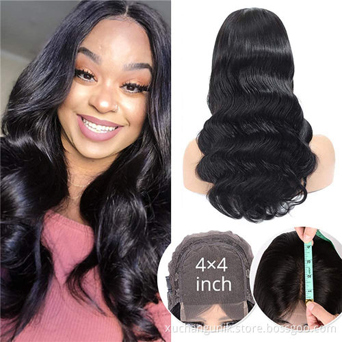 Uniky Brazilian body wave hd lace closure wig Human Hair Lace Front Wig Remy HD Lace Wigs for Black Wholesale Transparent Swiss